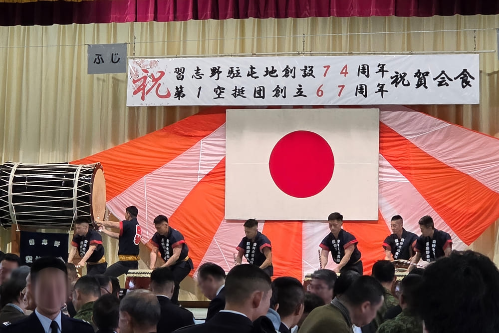 習志野駐屯地創立74周年記念行事・第1空挺団創立67周年