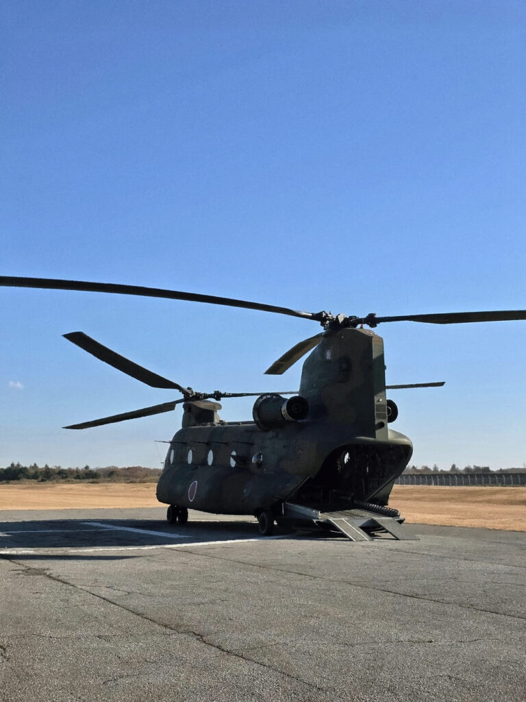 待機中のチヌーク