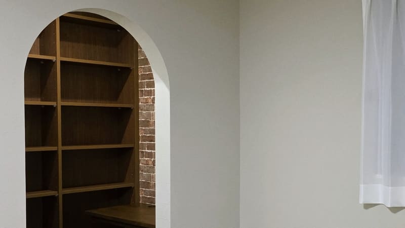 寝室の奥にある1帖書斎